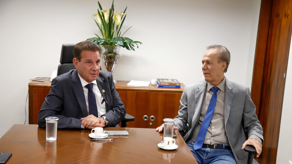 Vanderlan Cardoso e Pedro Chaves