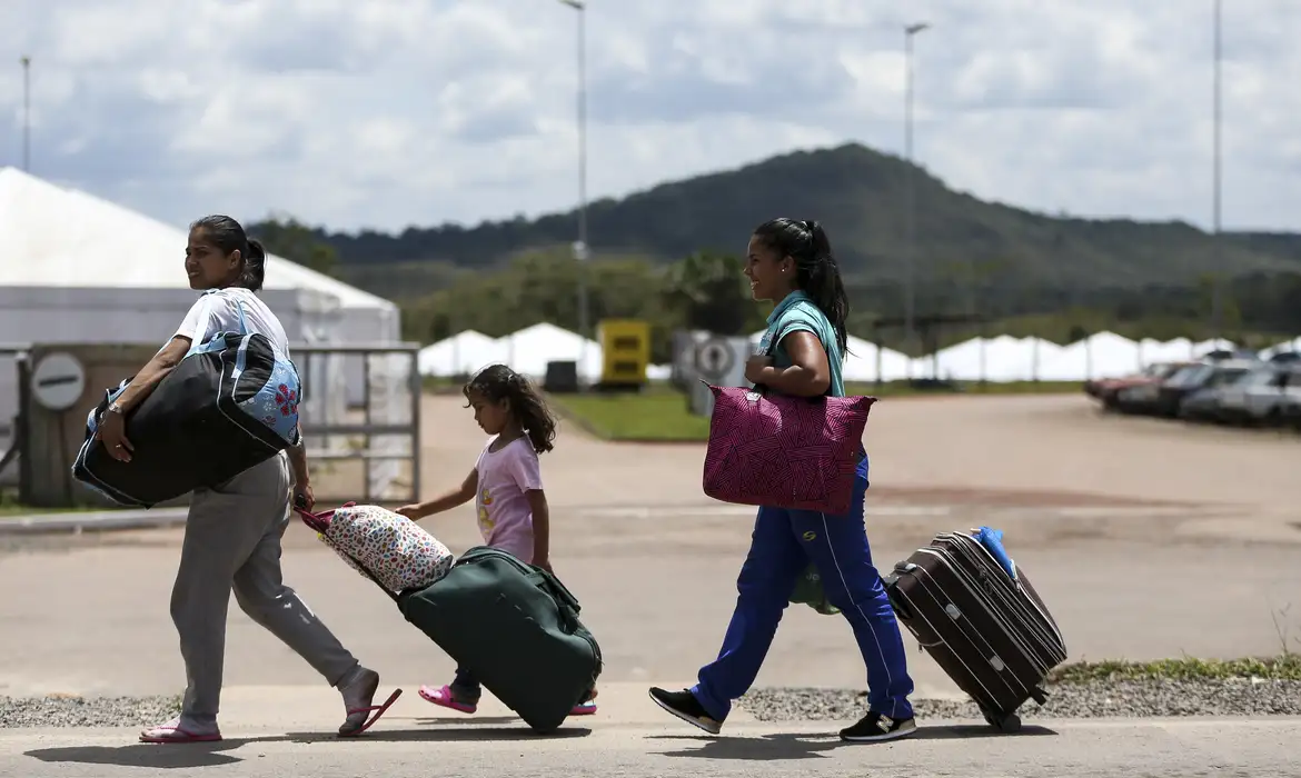Repatriados chegam ao Brasil
