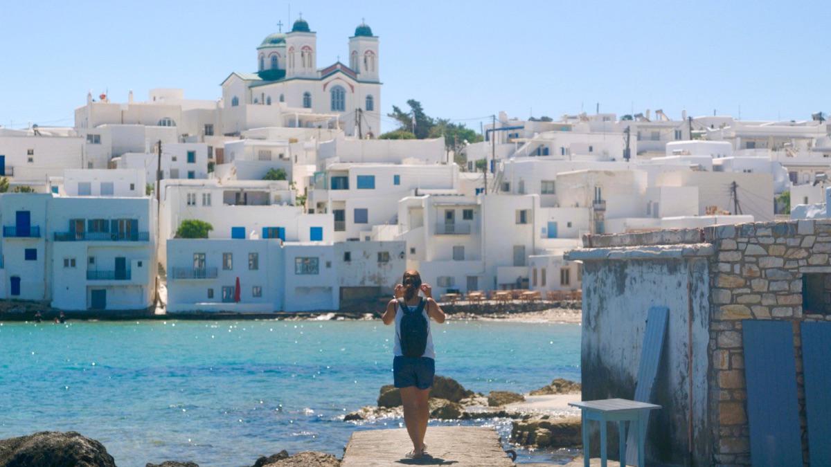 Naussa, Vila da Ilha Grega de Paros