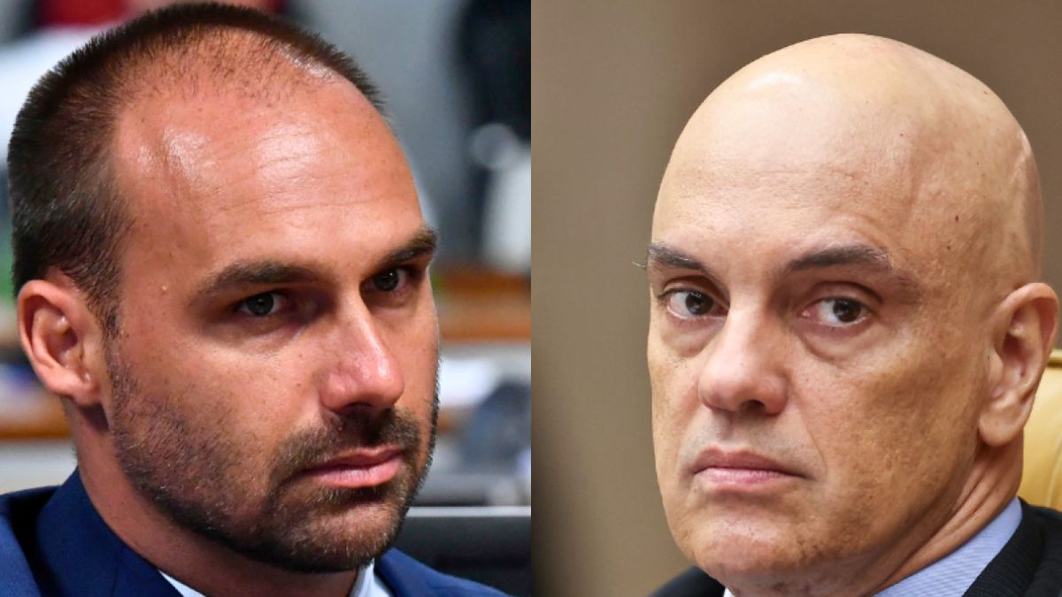 Eduardo Bolsonaro declarou guerra contra Alexandre de Moraes