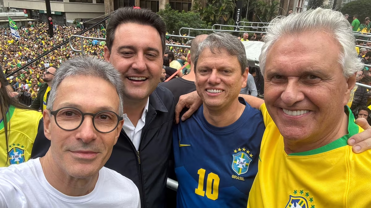Romeu Zema, Ratinho Jr., Tarcísio e Caiado