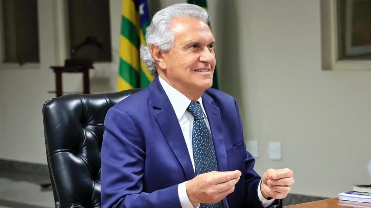 Caiado escolhe slogan 'muito para mostrar e nada para esconder'