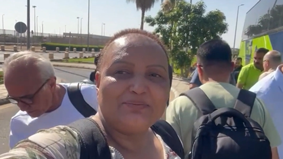 Vice-prefeita prestes a embarcar